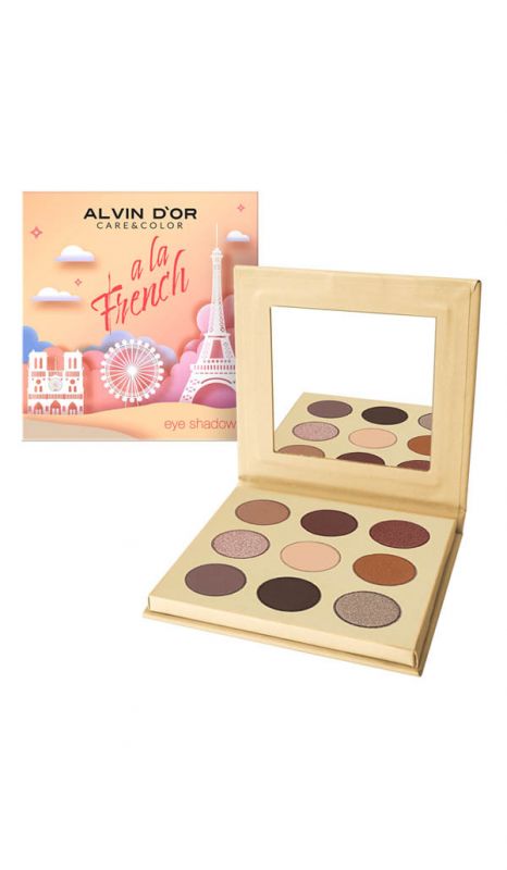 Alvin D`or A LA FRENCH ALF-09 Eyeshadow Palette Paris I love you 9 in 1